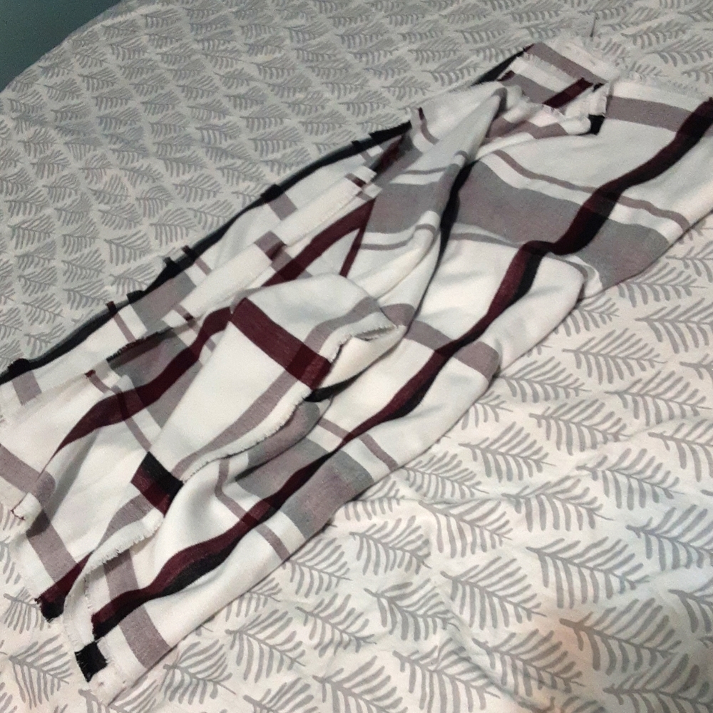 Large plaid scarf or shawl from Reitmans